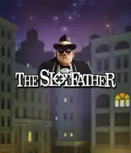 Immerse yourself in the shadowy realm of The Slotfather game by Betsoft, featuring a powerful mafia boss standing against a mysterious cityscape. This image captures the gritty ambience of the organized crime, with the boss dressed in a traditional black suit and fedora. Great for fans of crime-themed slots, delivering a gripping escape. 