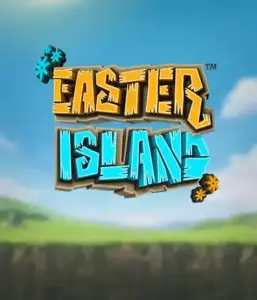 Yggdrasil's Easter Island slot presented against a backdrop of serene landscapes and colorful art style. The visual emphasizes the slot's entertaining and animated style, alongside its eye-catching, high-quality graphics, enticing for those interested in island-themed adventures.