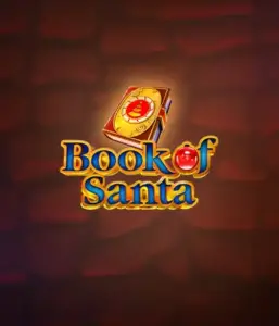 Celebrate the joyous spirit with Book of Santa slot by Endorphina, highlighting an intricately designed golden book emblazoned with Santa's iconic image. This graphic evokes the charm and joy of Christmas, set against a softly glowing red background. Perfect for holiday season gaming, promising a delightful escape. 